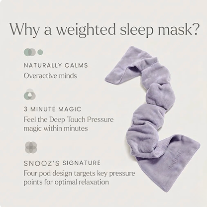 Bellasilk®| Weighted Sleep Mask